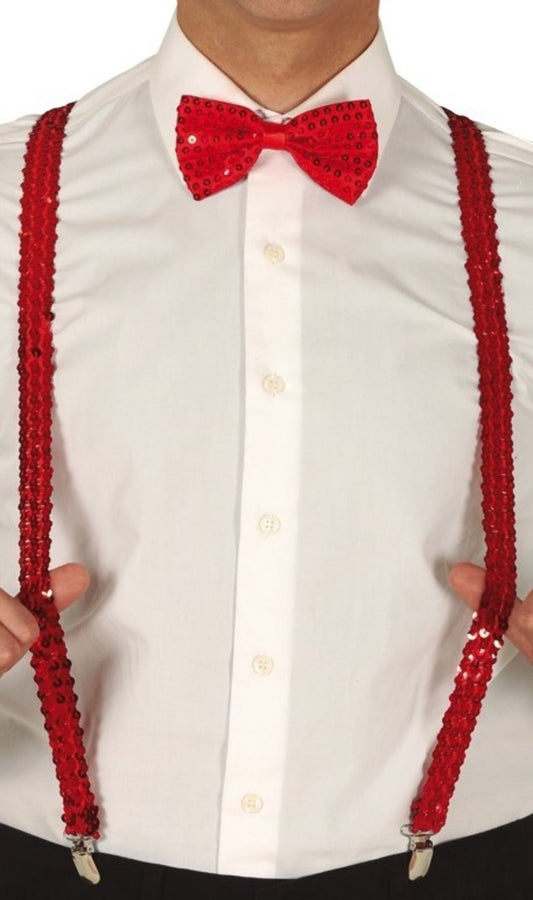 Bretelle di Paillette Rosse